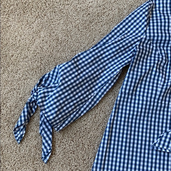 Universal Standard for J Crew gingham top - Picture 2 of 6